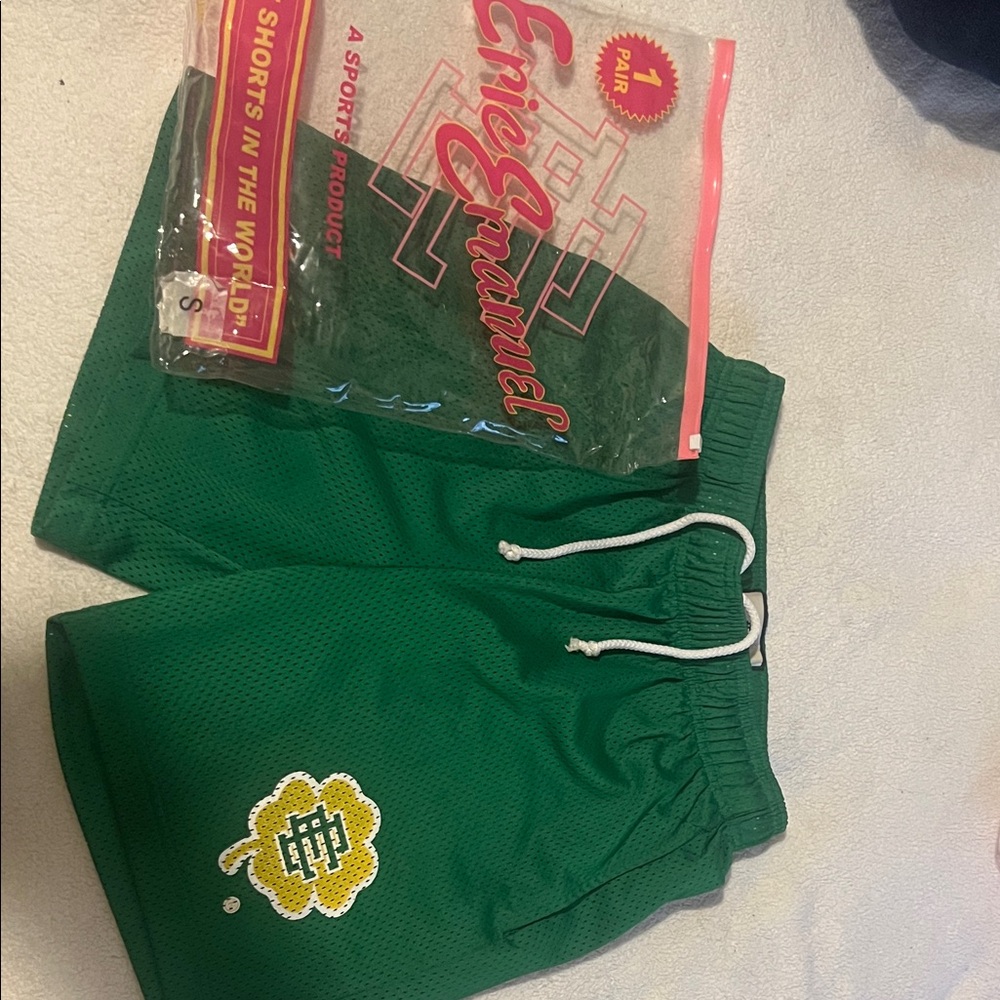 Eric Emanuel Forest Green Mesh Shorts “REAL” not fake